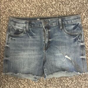 Kut from the Kloth Blue Denim Shorts